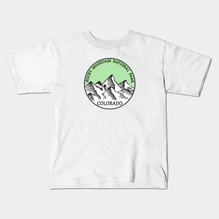 Rocky Mountain National Park Colorado Kids T-Shirt